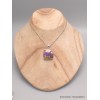 Pendentif argent Turquoise spiny oyster pourpre Bijoux en Turquoise Spiny Oyster LAM30.4