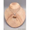 Pendentif Jaspe Coquina triangulaire Pendentifs pierres naturelles YM65
