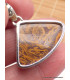 Pendentif Jaspe Coquina triangulaire Pendentifs pierres naturelles YM65