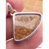 Pendentif Jaspe Coquina triangulaire Pendentifs pierres naturelles YM65