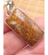 Pendentif Marium Jaspe Coquina rectangulaire Bijoux en Marium Jaspe Coquina YM65.1