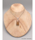 Pendentif Marium Jaspe Coquina rectangulaire Bijoux en Marium Jaspe Coquina YM65.1