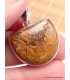 Pendentif Marium Jaspe Coquina semi-oval Bijoux en Marium Jaspe Coquina YM65.2