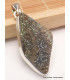 Pendentif argent Pyrite arc-en-ciel asymétrique Bijoux en Pyrite arc-en-ciel YM66