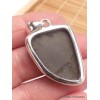 Gros Pendentif argent Pyrite arc-en-ciel asymétrique Bijoux en Pyrite arc-en-ciel YM66.1