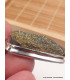 Gros Pendentif argent Pyrite arc-en-ciel asymétrique Bijoux en Pyrite arc-en-ciel YM66.1