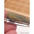 Gros Pendentif argent Pyrite arc-en-ciel asymétrique Bijoux en Pyrite arc-en-ciel YM66.1