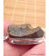 Pendentif Pyrite arc-en-ciel bleu foncé cuivré Bijoux en Pyrite arc-en-ciel YM66.3