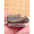 Pendentif Pyrite arc-en-ciel bleu foncé cuivré - Pendentifs pierres naturelles