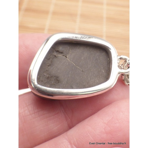 Pendentif Pyrite arc-en-ciel bleu foncé cuivré Bijoux en Pyrite arc-en-ciel YM66.3