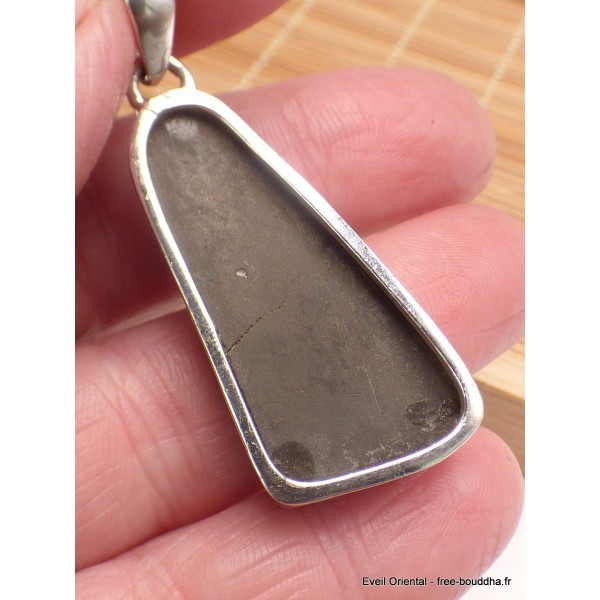 Pendentif Pyrite arc-en-ciel bleu bronze rose Bijoux en Pyrite arc-en-ciel YM66.4
