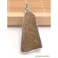 Pendentif Pyrite arc-en-ciel bleu bronze rose - Bijoux en Pyrite arc-en-ciel