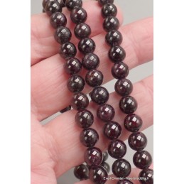 Mala tibétain 108 perles en Grenat 8 mm Mala tibétain 108 perles MADP11
