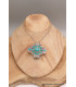 Pendentif Bouddhiste Ghau poison pierres fantaisie Pendentifs Ghau PGH2
