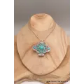 Pendentif Bouddhiste Ghau poison pierres fantaisie - Pendentifs tibétains bouddhistes
