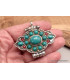 Pendentif Bouddhiste Ghau poison pierres fantaisie Pendentifs Ghau PGH2