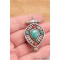 Pendentif Bouddhiste Ghau poison forme goutte Pendentifs Ghau PGH3