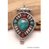 Pendentif Bouddhiste Ghau poison forme goutte Pendentifs Ghau PGH3