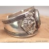 Bracelet OM métal laiton Bracelets tibétains bouddhistes BRAY2.1