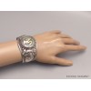 Bracelet OM métal laiton Bracelets tibétains bouddhistes BRAY2.1
