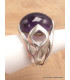 Grosse bague en Améthyste taille 57 Bijoux en Améthyste QC24.3