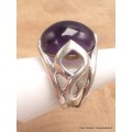 Grosse bague en Améthyste taille 57 Bijoux en Améthyste QC24.3