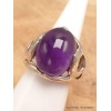 Grosse bague en Améthyste taille 57 Bijoux en Améthyste QC24.3