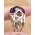 Grosse bague en Améthyste taille 57 Bijoux en Améthyste QC24.3