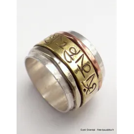 Bague tibétaine de méditation plusieurs tailles - Bagues tibétaines bouddhistes