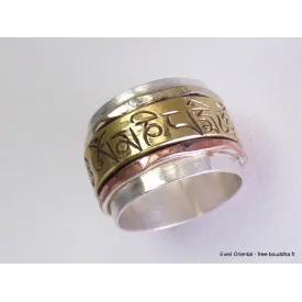 Bague tibétaine de méditation plusieurs tailles - Bagues tibétaines bouddhistes