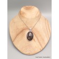 Bijou Pendentif argent Obsidienne Oeil Céleste Bijoux en Obsidienne Oeil Céleste LAM31.5