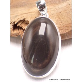 Bijou Pendentif Obsidienne noire Oeil Céleste Bijoux en Obsidienne Oeil Céleste LAM31.7