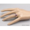 Bague argent Cacochynite Super Seven facettée taille 57 Bijoux en Cacochynite Super Seven XV86.6