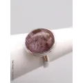 Bague bijou Cacochynite Super Seven facettée taille 53 - Bijoux en Cacochynite Super Seven