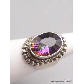 Bague Quartz mystique style ancien plusieurs tailles - Bijoux en Quartz Mystique
