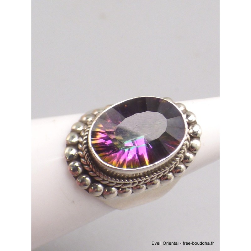 Bague Quartz mystique style ancien plusieurs tailles Bijoux en Quartz Mystique XV132.3