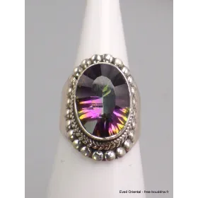 Bague Quartz mystique style ancien plusieurs tailles - Bijoux en Quartz Mystique