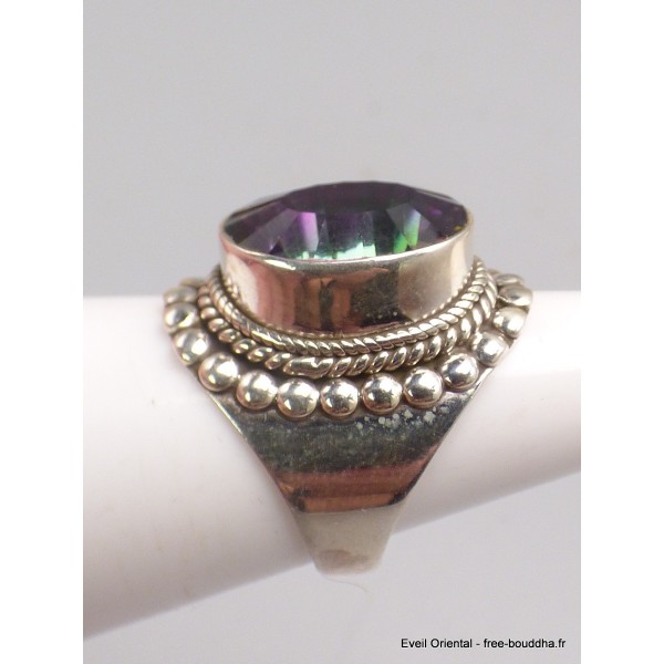 Bague Quartz mystique style ancien plusieurs tailles Bijoux en Quartz Mystique XV132.3
