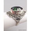 Bague Quartz mystique ciselée taille 55 Bijoux en Quartz Mystique XV132.4