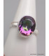 Bague ovale Quartz mystique taille 59 Bijoux en Quartz Mystique XV132.5