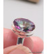 Bague ovale Quartz mystique taille 59 Bijoux en Quartz Mystique XV132.5