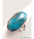 Bijou bague Turquoise du Moyen Orient taille 55 Bijoux en Turquoise Iranienne (Nishapur) YM67.5