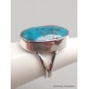 Bijou bague Turquoise du Moyen Orient taille 55 Bijoux en Turquoise Iranienne (Nishapur) YM67.5
