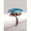 Bague vraie turquoise avec pyrite taille 59 Bagues pierres naturelles YM67.7