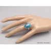 Bague vraie turquoise avec pyrite taille 59 Bagues pierres naturelles YM67.7