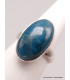 Bague Apatite bleue ovale taille 54 Bijoux en Apatite bleue YM4.6