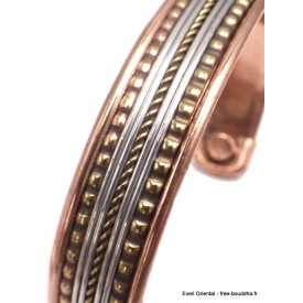 Bracelet Magnétique en cuivre motif boules Bracelet Magnétique en Cuivre BMC1