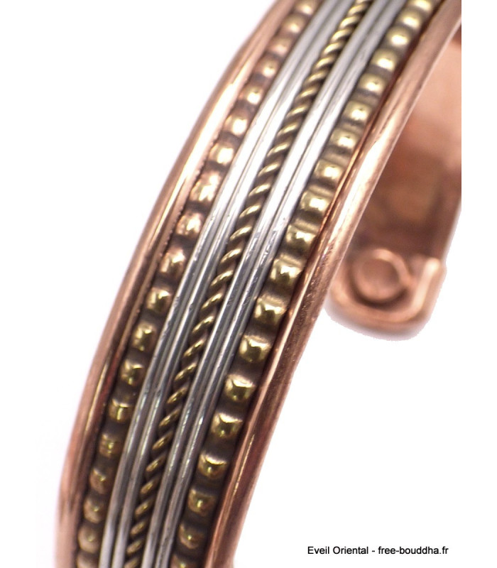 Bracelet Magnétique en cuivre motif boules Bracelet Magnétique en Cuivre BMC1