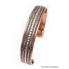Bracelet magnétique motif boules Bracelet Magnétique en Cuivre BMC6