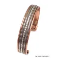 Bracelet magnétique motif boules - Bracelet Magnétique en Cuivre